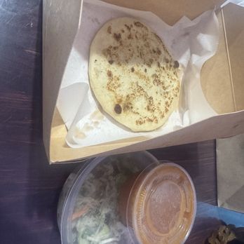 Entre Comales - Bean & Cheese Pupusa - Fast Food Near Me - San Jose, California