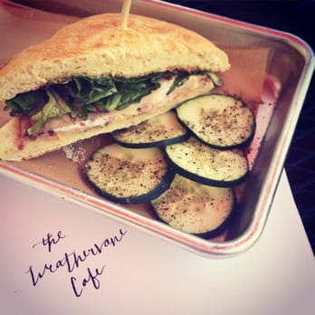 The Weathervane Cafe - Ham and super greens and cranberry goat  sandwich to go with the perfect lavender almond milk latte... I love you Weathervane. - Coffee & Tea Near Me - Denver, Colorado