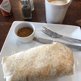 River Front Cafe - Breakfast burrito is bbb..big!! - Cafes Near Me - Petaluma, California