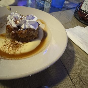 Shrimpys Blues Bistro - Banana New Orleans Bread Pudding - Seafood Near Me - St Pete Beach, Florida