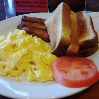 The Lumberjack - One egg (scrambled), sausages, two slices of toast - Breakfast & Brunch Near Me - Windsor, Ontario