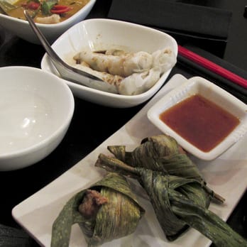 Transit - pandan chicken, mushroom and chicken roll, curry. - Indonesian Near Me - Berlin, BE