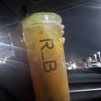 R&B Tea - Mango Green Tea + Aloe Vera - Bubble Tea Near Me - San Diego, California R&B Tea - Mango Green Tea + Aloe Vera - Bubble Tea Near Me - San Diego, California