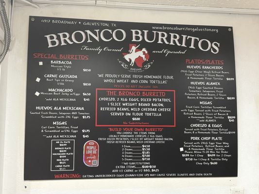 Bronco Burritos by null