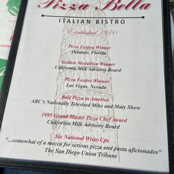 Pizza Bella Italian Bistro - Pizza Near Me - San Diego, California Pizza Bella Italian Bistro - Pizza Near Me - San Diego, California