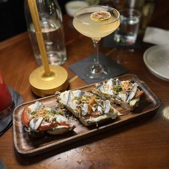 The Pawn Shop - bruschetta w anchovies - Speakeasies Near Me - San Francisco, California The Pawn Shop - bruschetta w anchovies - Speakeasies Near Me - San Francisco, California