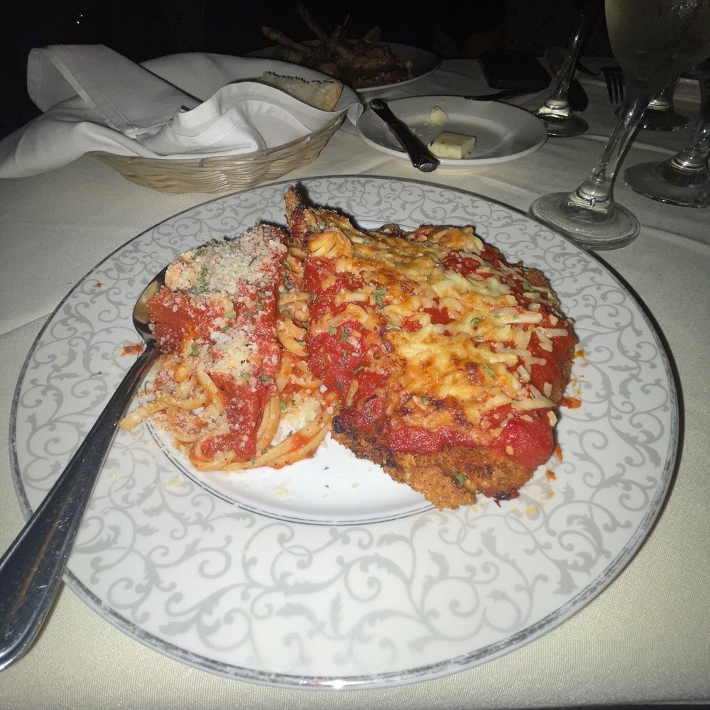 Bistro Italiano - The Chicken Parmigiana was delicious!!! Even had some leftovers for breakfast the next morning - Food Near Me - Conroe, Texas Bistro Italiano - The Chicken Parmigiana was delicious!!! Even had some leftovers for breakfast the next morning - Food Near Me - Conroe, Texas