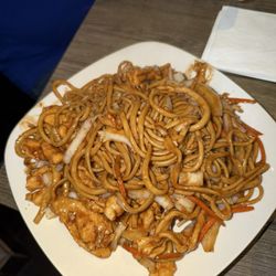 Lan City Handpulled Noodle - S1. Chicken Lo Mein 鸡炒面