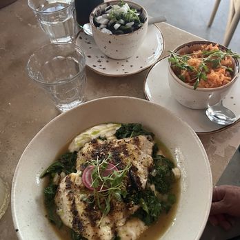 Chulita - Pescado Zarandeado in a bed of cauliflower purée - Mexican Near Me - Los Angeles, California