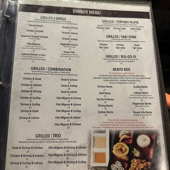 Totto Sushi & Grill - Dinner menu - Sushi Bars Near Me - Chattanooga, Tennessee