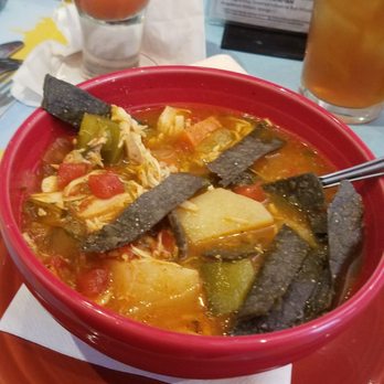 The Range Café - Green chili chicken stew. Cup is very large serving. - Mexican Near Me - Bernalillo, New Mexico