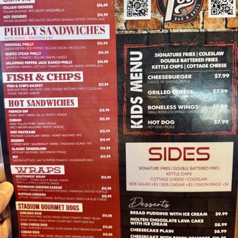 Who's on 1st - Sandwiches and sides menu - Bars Near Me - Ankeny, Iowa