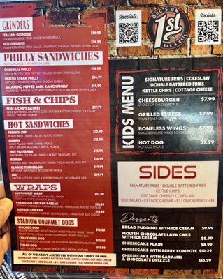 Menu photo 2 Who's on 1st Ankeny, IA