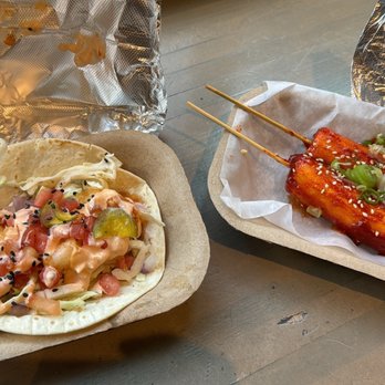 TAKO - Busan Taco & Rice Cake Skewers (Spicy) - Korean Near Me - Vancouver, British Columbia TAKO - Busan Taco & Rice Cake Skewers (Spicy) - Korean Near Me - Vancouver, British Columbia