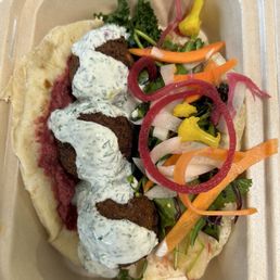 Falafel Gyro Falafel Gyro