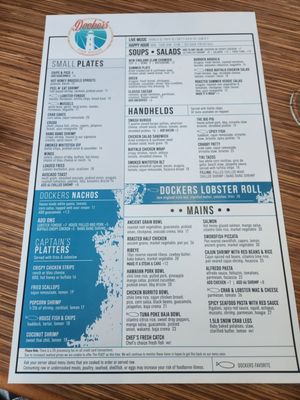 Menu photo 1 Dockers Fish House Muskegon, MI Menu photo 1 Dockers Fish House Muskegon, MI