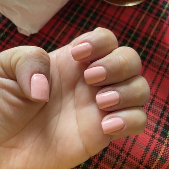 Downey Nails And Lashes - Gel mani-bumpy nails. - Nail Salons Near Me - Downey, California