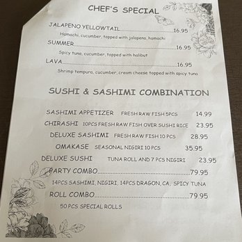 Happy Ramen And Sushi - Menu 4: 1/2022. - Ramen Near Me - Pinole, California