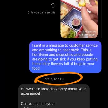 Erewhon - Erewhon took a full day to respond to the health hazard (while the account was actively online reposting stories of people shopping) - Grocery Near Me - Los Angeles, California