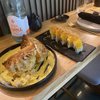 Amazonia Nikkei - Smoked cauliflower and roll - Japanese Near Me - Miami Lakes, Florida