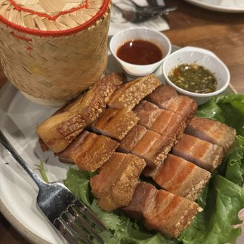 Khao Thai Restaurant - Pork belly with sticky rice - Thai Near Me - Saratoga, California Khao Thai Restaurant - Pork belly with sticky rice - Thai Near Me - Saratoga, California