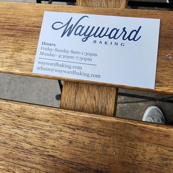 Wayward Baking - Their card :) - Bakeries Near Me - Los Osos, California Wayward Baking - Their card :) - Bakeries Near Me - Los Osos, California