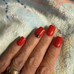 Nail Envy - Lady Bug nails