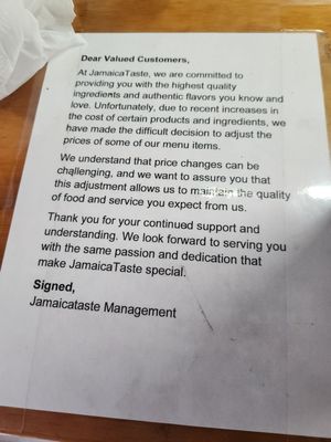 Menu photo 1 Jamaica Taste Savannah, GA