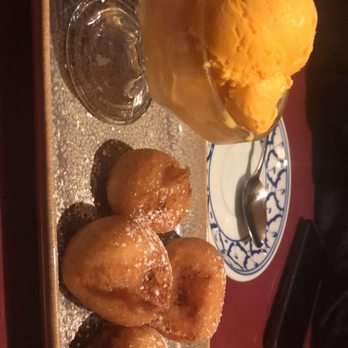 Simple Thai - Fried banana with mango ice cream - Thai Near Me - Vallejo, California