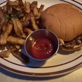 Hamburguesa Bar - smash burger with fries - Burgers Near Me - San Francisco, California