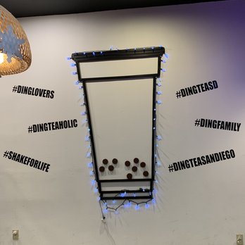 Ding Tea - Fun decoration in the store - Coffee & Tea Near Me - San Diego, California