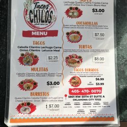 Tacos Chilo’s - Menu Update