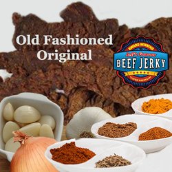 Jeff's Famous Jerky - Number one selling low sodium beef jerky at only 80 mg per oz., but full of flavor.