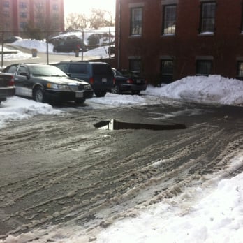 Baker Chocolate Factory Apartments - This is the plowed handicapped lot. A lawsuit waiting to happen. - Apartments Near Me - Boston, Massachusetts Baker Chocolate Factory Apartments - This is the plowed handicapped lot. A lawsuit waiting to happen. - Apartments Near Me - Boston, Massachusetts