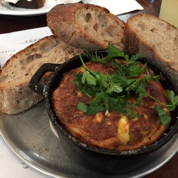 Lodge Bread - Baked eggs with goat cheese and delish bread - Bakeries Near Me - Los Angeles, California