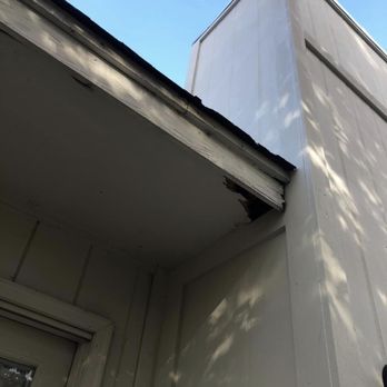 Premier General Contractors - Before soffit repair - Painters Near Me