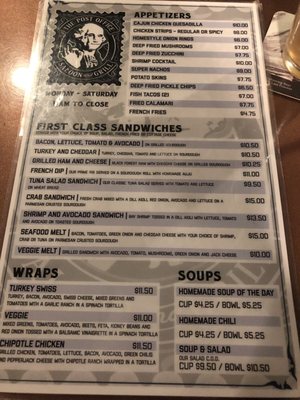 Menu photo 3 Post Office Saloon & Grill Redding, CA Menu photo 3 Post Office Saloon & Grill Redding, CA