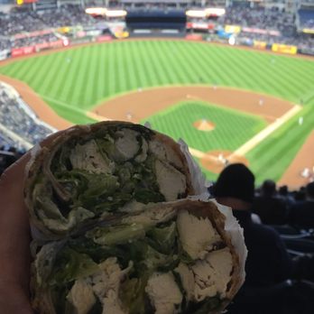 Roast & Co - Chicken Cesar wrap. Not yer typical ballgame food. - Juice Bars & Smoothies Near Me - Forest Hills, New York Roast & Co - Chicken Cesar wrap. Not yer typical ballgame food. - Juice Bars & Smoothies Near Me - Forest Hills, New York