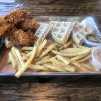 The Cookshack - Chicken n Waffles! YUM! - Chicken Shop Near Me - Fort Worth, Texas