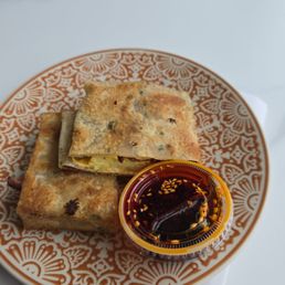 Scallion Pancake Hot Dog