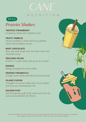 Menu photo 2 Cane Nutrition Clewiston, FL