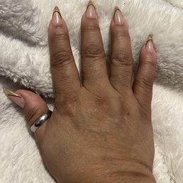 This is the most recent job that was done on my nails. I love it!