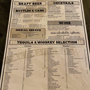 Bakersfield Penn Ave - Back of menu - July 7,2021 - Cocktail Bars Near Me - Pittsburgh, Pennsylvania Bakersfield Penn Ave - Back of menu - July 7,2021 - Cocktail Bars Near Me - Pittsburgh, Pennsylvania