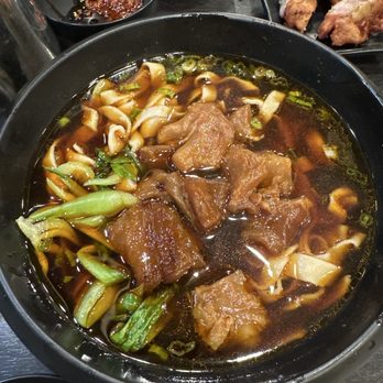 A & J Restaurant - Spicy Beef Noodle Soup (Szechuan Style) - Taiwanese Near Me - Irvine, California