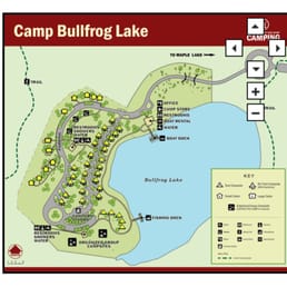 Map of camp ground Map of camp ground