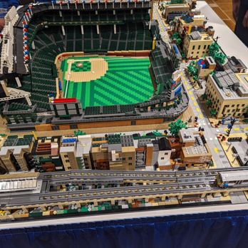 Sheraton Grand Chicago Riverwalk - Wrigley Field made out of Legos - Hotels Near Me - Chicago, Illinois Sheraton Grand Chicago Riverwalk - Wrigley Field made out of Legos - Hotels Near Me - Chicago, Illinois