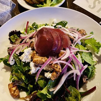 Nicks Fish House - Poached pear salad - Seafood Near Me - Baltimore, Maryland Nicks Fish House - Poached pear salad - Seafood Near Me - Baltimore, Maryland