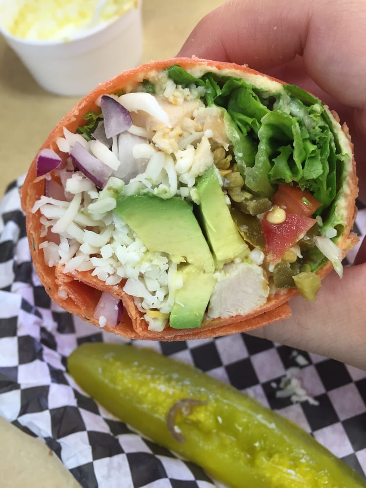 Order Hummus Chicken Wrap food online from Lunch Break store, Phoenix on bringmethat.com
