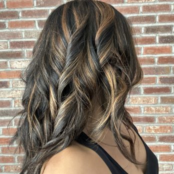 The Colour Chemistry Salon - Partial highlights - caramel mocha vibes - Hair Stylists Near Me - Folsom, California The Colour Chemistry Salon - Partial highlights - caramel mocha vibes - Hair Stylists Near Me - Folsom, California
