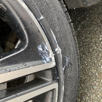 Firestone Complete Auto Care - Glue all over the wheel - Auto Repair Near Me - Aiea, Hawaii